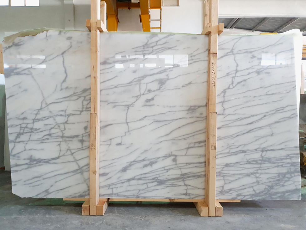 Thumbnail: Bianco Arabescato Marble