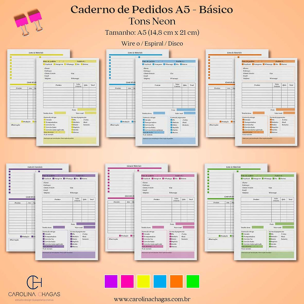 Miniatura: Caderno de pedidos A5