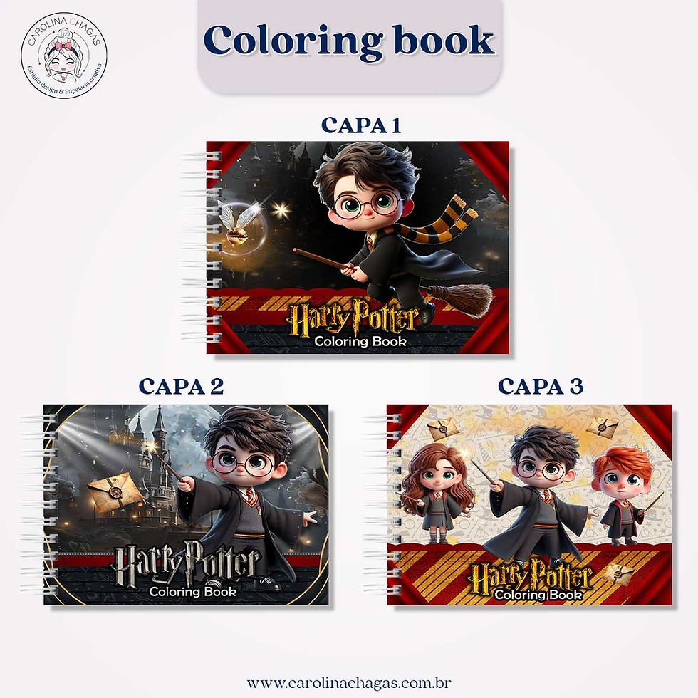 Livro de colorir harry potter