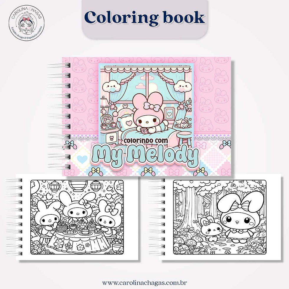 Miniatura: Livro de colorir my melody