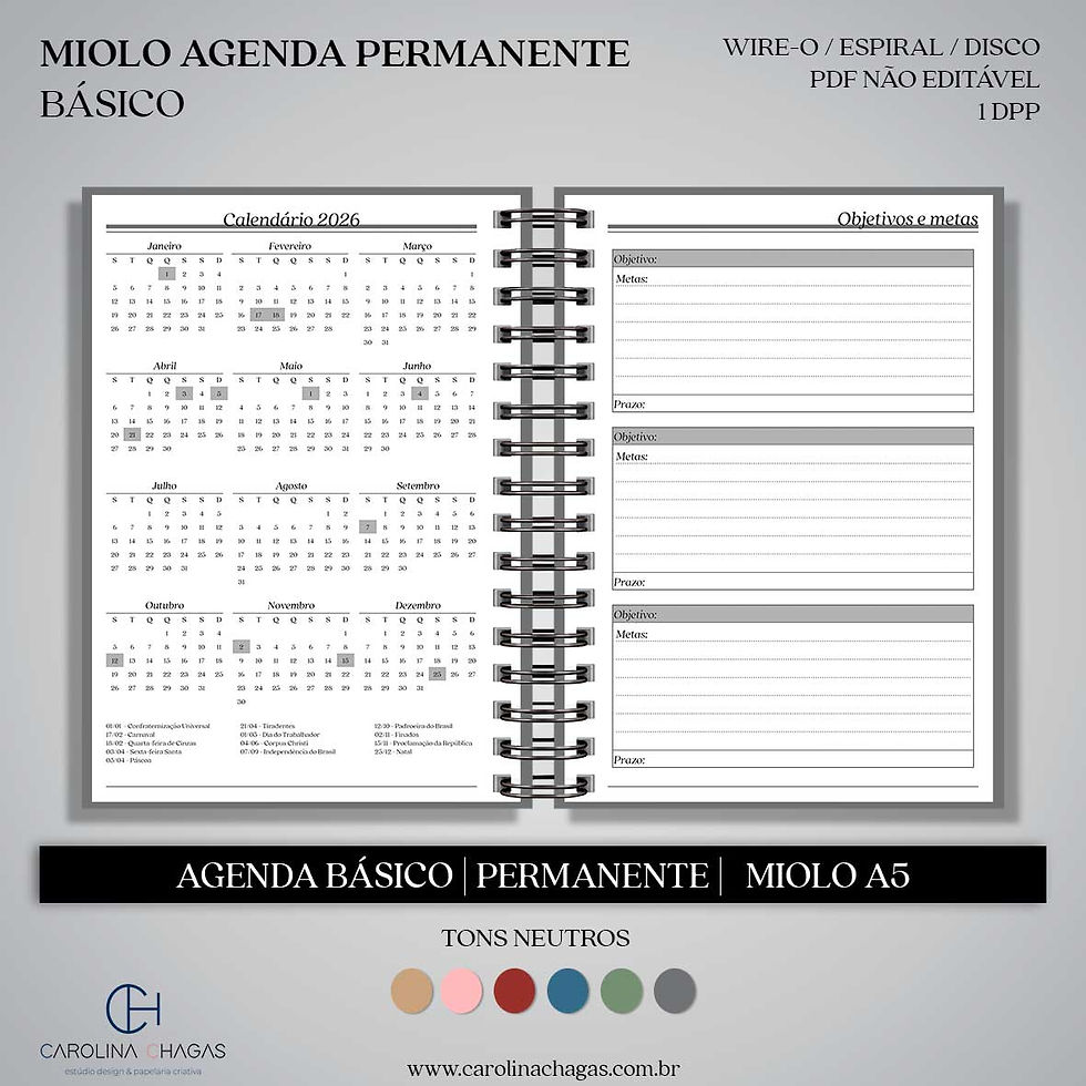 Miolo agenda permanente A5 1DPP básico