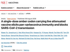 A single-dose amber codon carrying live attenuated vaccine elicits pan-sarbecovirus immunity and blocks SARS-CoV-2 transmission