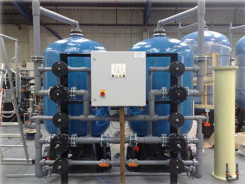ABS Pipework for a water treatment plant