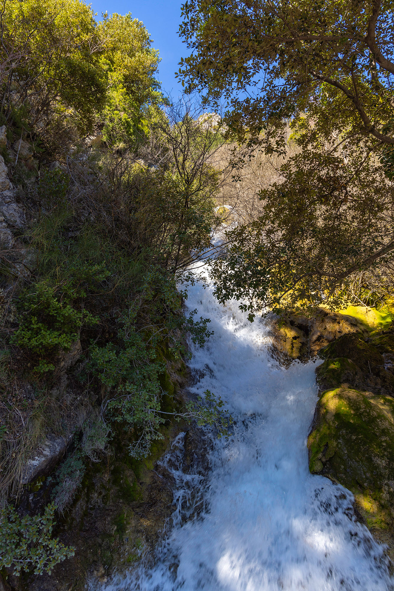 Cascade dans les gorges du verdon