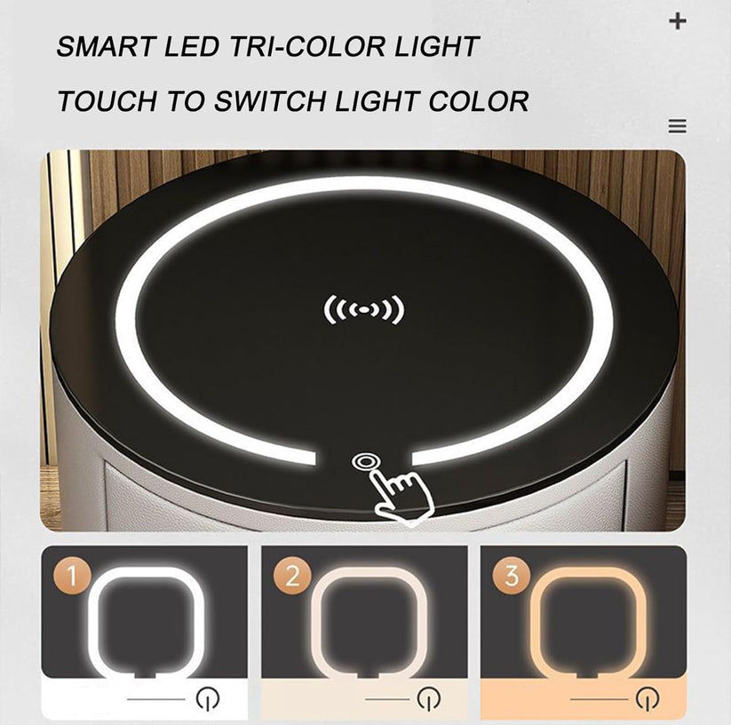 Thumbnail: Bedside pedestals led light and charging port