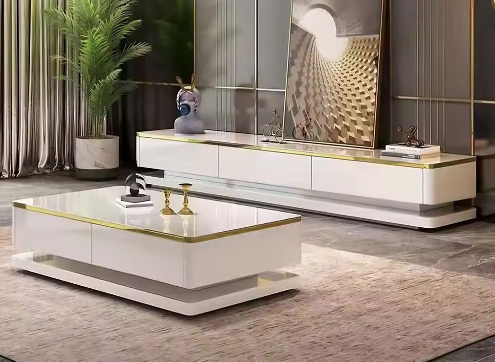 Thumbnail: Zilyo coffee table and tv stand 