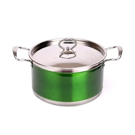 Thumbnail: Multi-Color Cookware Set 10pc stainless steel 