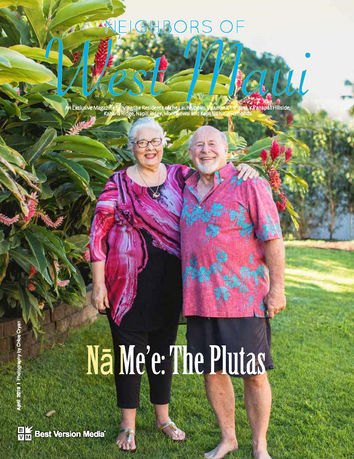 older couple in hawaii foliage