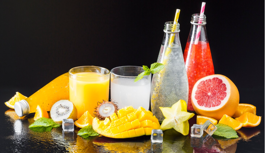 Arranged Food and Objects