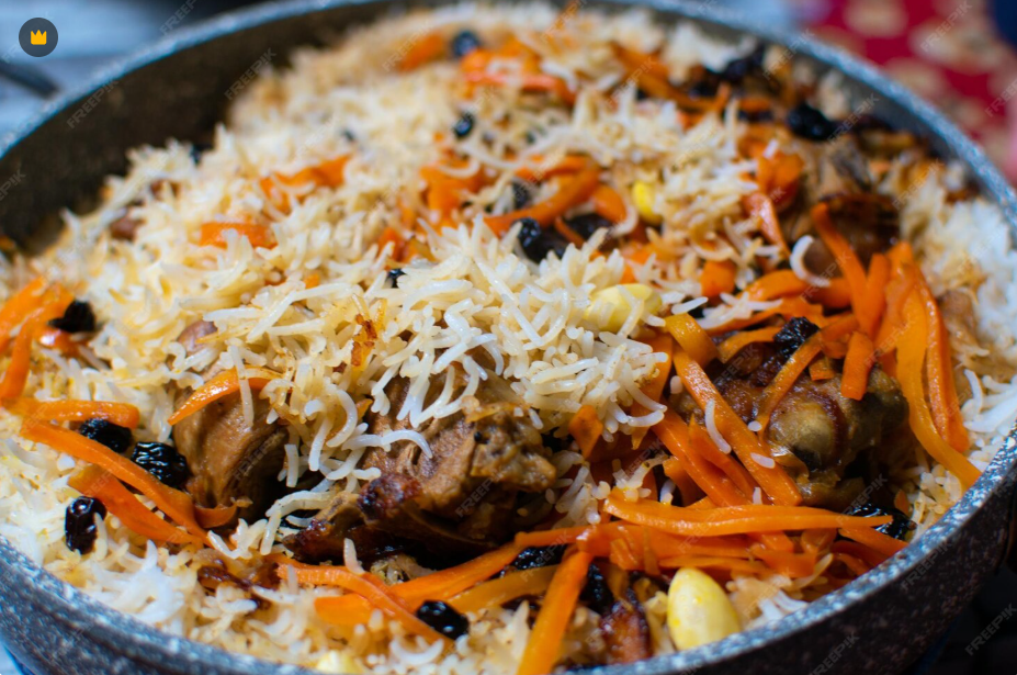 Arranged Food and Objects