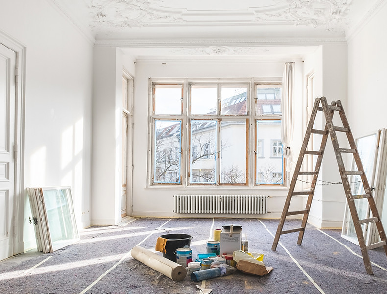 Bauarbeiter für Umbau oder Renovation