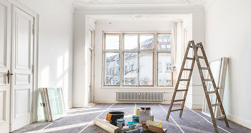 Chantier de rénovation dans un appartement