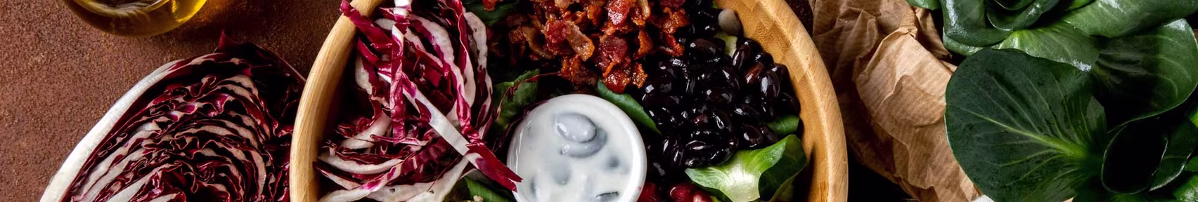 Arranged Food and Objects