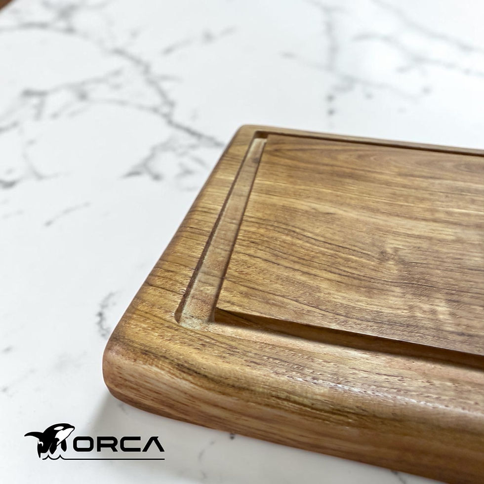 Thumbnail: 【TEAK Collection】チークウッド スクエアプレート カッティングボード
