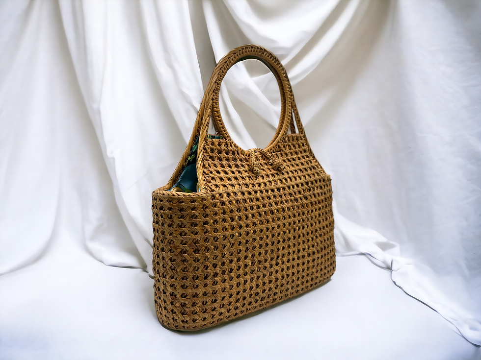 サムネイル： 【ATA collection】アタ細工  ダブルアタ ハンドバッグ