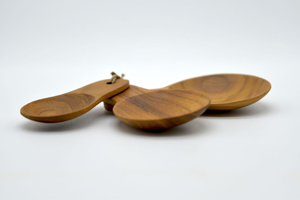 Thumbnail: Solid teak Measuring spoon