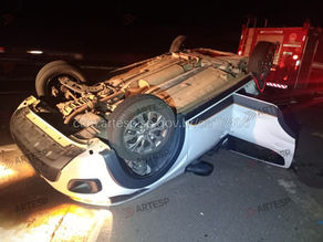 Pedestre morre após se lançar de viaduto e provocar grave acidente na Marechal Rondon