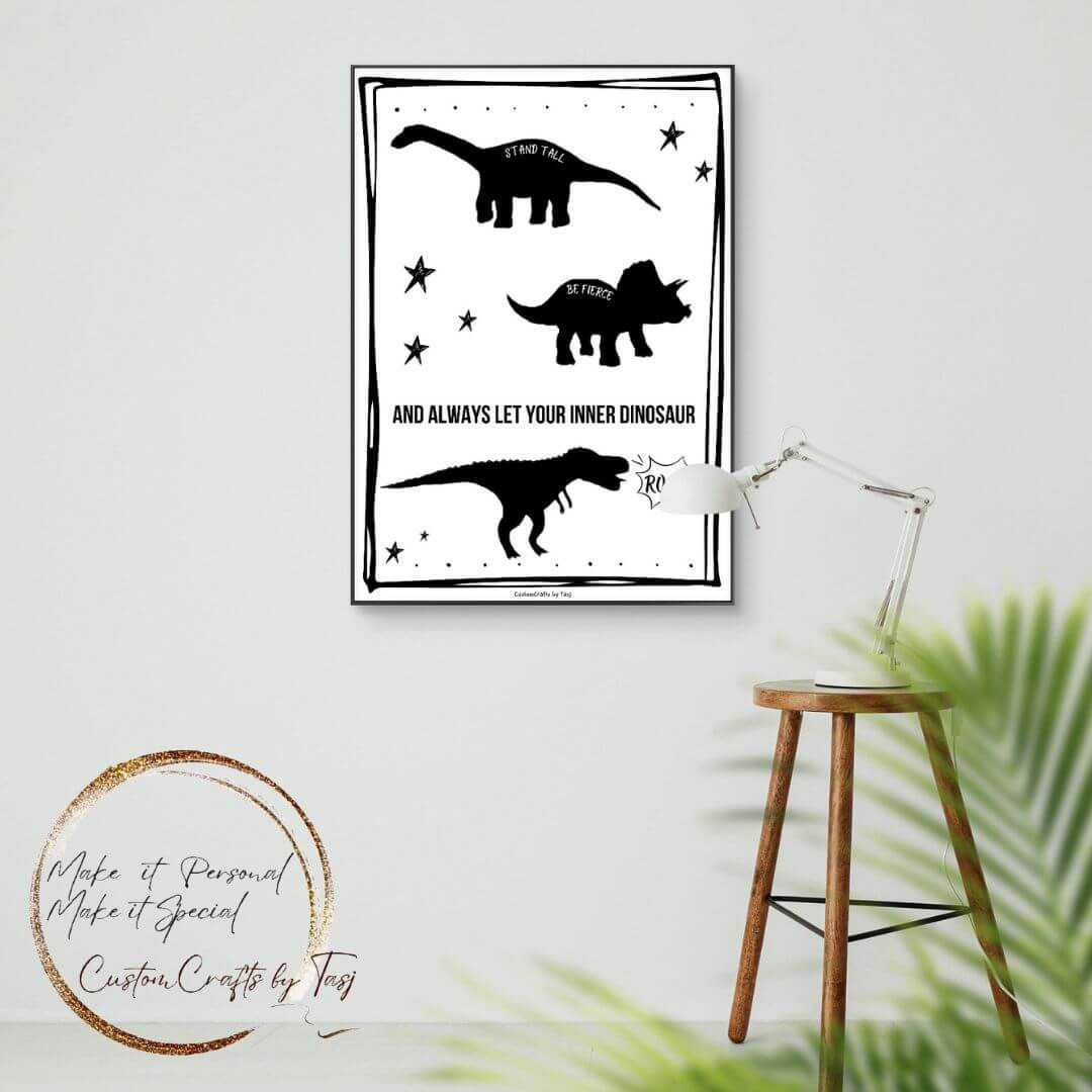 poster dino your inner dinosaur...