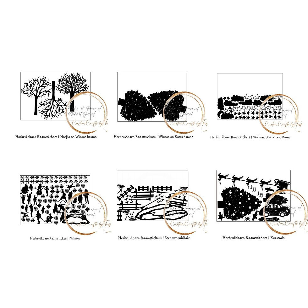 Thumbnail: vellen uitbreiding basisstraatje winter kerst