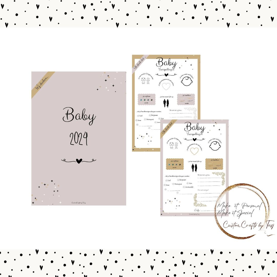 babyshower babyvoorspellingen roze