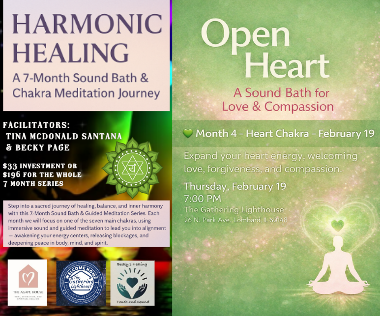 Harmonic Healing: A 7-Month Sound Bath & Chakra Meditation Journey: Open Heart: A Sound Bath for Love & Compassion