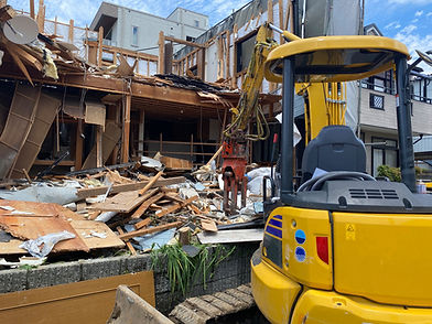 家屋解体 福井市メモリーナ紫苑