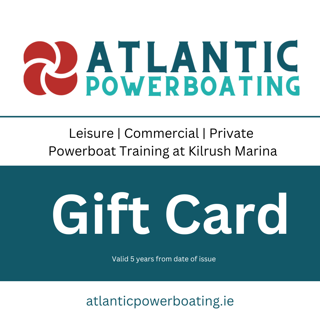 Gift Card AtlanticPowerboating Powerboat Courses Ireland