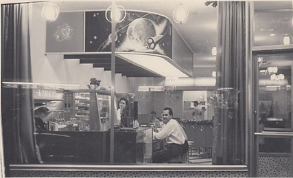Panopoulos is pictured in the Satellite, a restaurant he owned with his brothers in Chatham, Ont. (Panopoulos family)