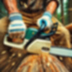 Chainsaw vibration (courtesy AI)
