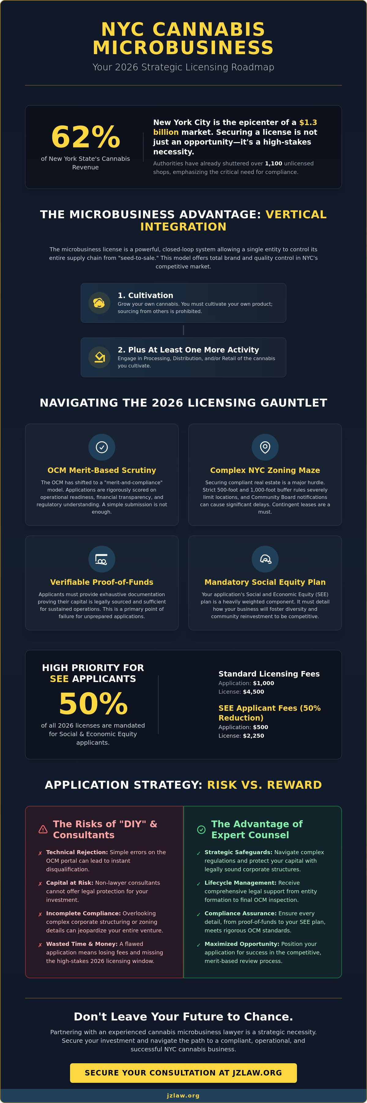 Cannabis microbusiness license lawyer NYC