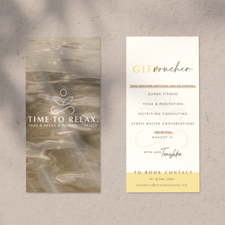 Clean Gift Voucher Design