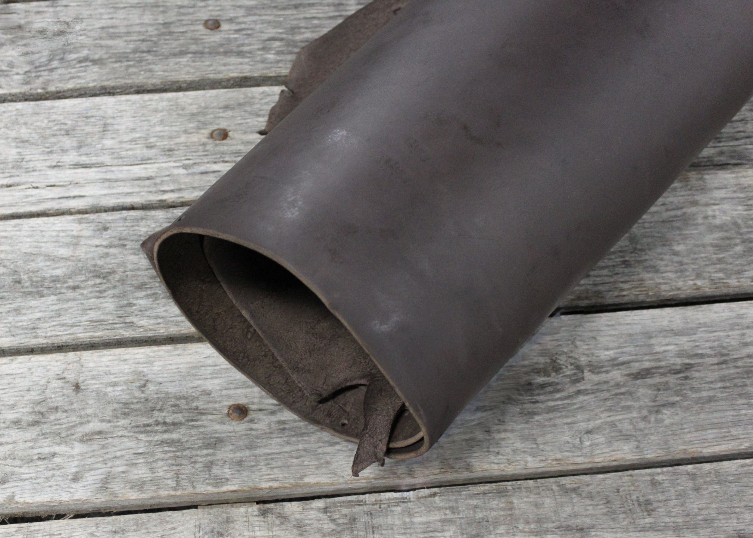 Dipped Russet Harness Leather Rolled