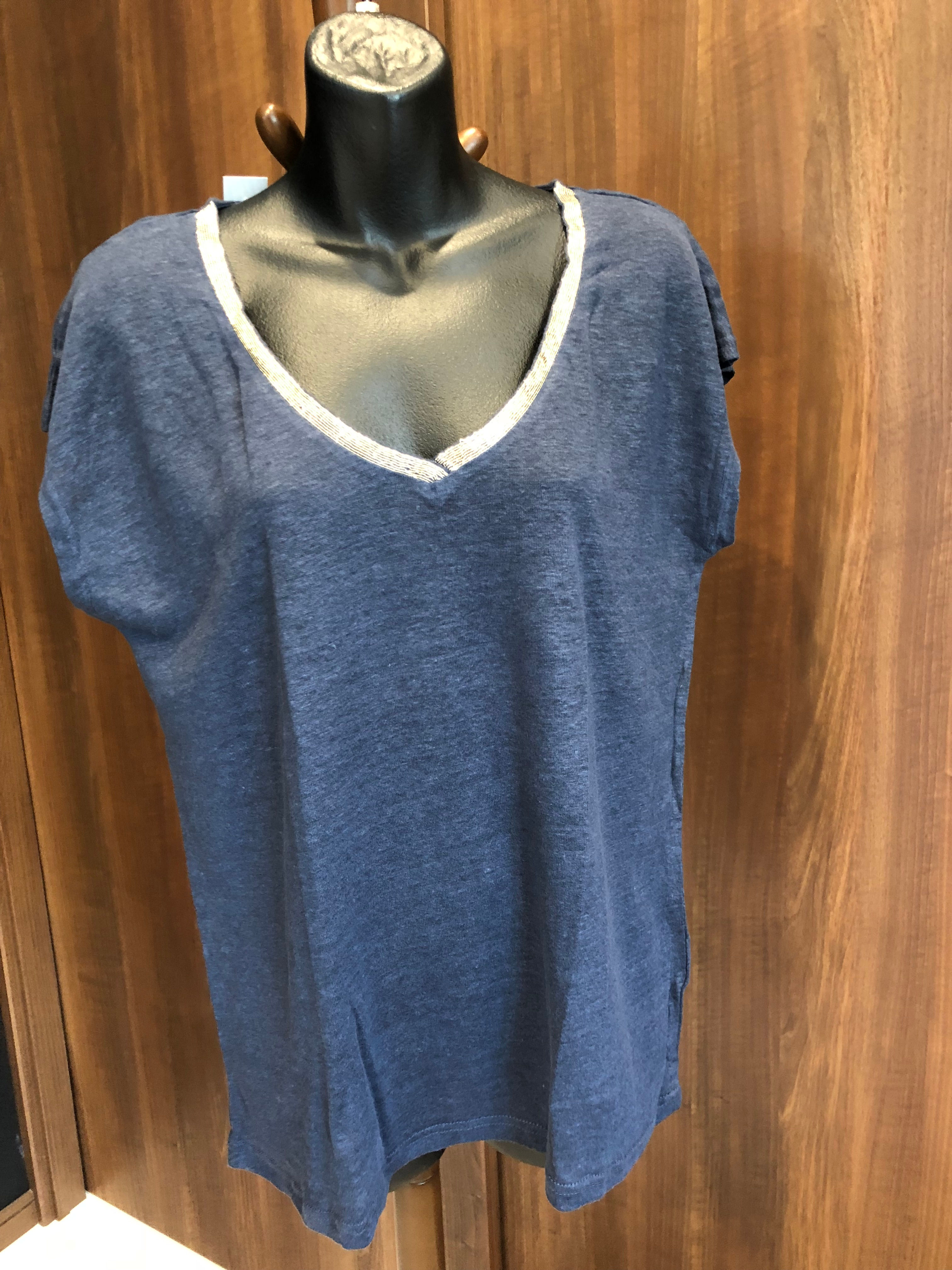 商品名LEO's Apparel ノースリーブショーツ　襟元キラキラ