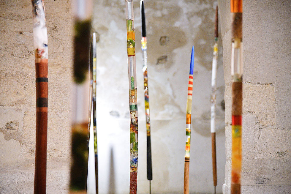 Vincent Lajarige à l’Atelier Visconti à Paris : la forêt comme mémoire verticale