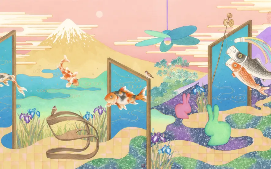在《A Wrinkle In Time》中,香港藝術家 Cherie Cheuk 將水墨與制度美學融合,書寫屬於當代東方的詩性敘事。從二十四節氣到數位符號,她的作品既古典又前衛,是一場關於時間、記憶與文化對話的沉靜革命。進入她的畫面,如同步入一場用制度構築的夢。