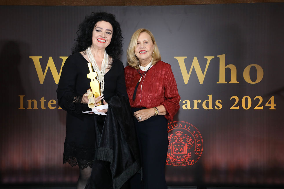 Markella Hatziano and Lola Daifa © Who is Who International Awards.