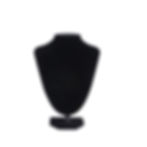 20 cm black velvet necklace display holder elegant and compact jewelry stand designed for showcasing necklaces, chains, and pendants in retail stores, boutiques, and exhibitions. Soft black velvet finish enhances visual appeal while protecting delicate jewelry, ideal for professional display and organized merchandising.