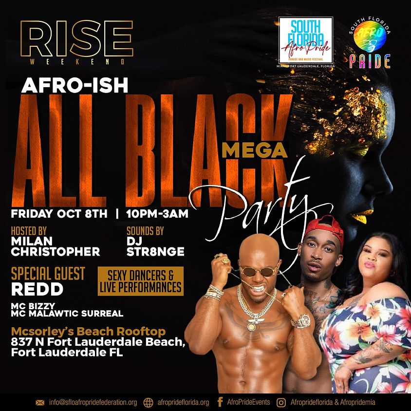 Afro-ish All Black Mega Party