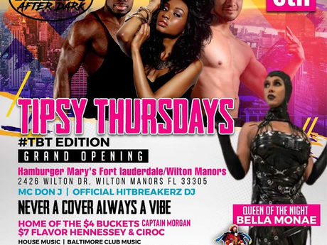 Afro Pride & Hamburger Mary's in Wilton Manors (TIPSY THURSDAY)