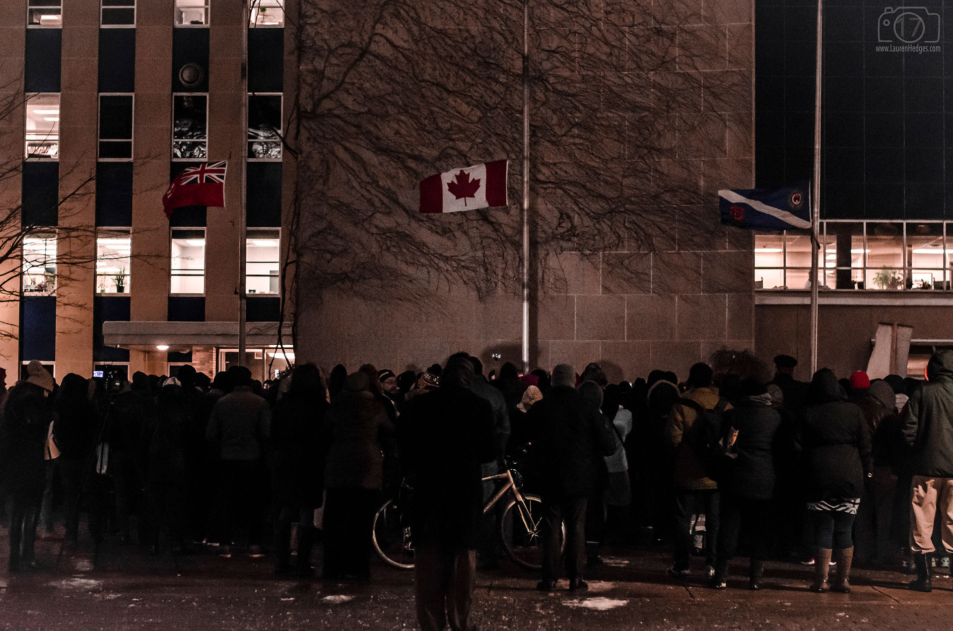 Windsor Vigil for Quebec City