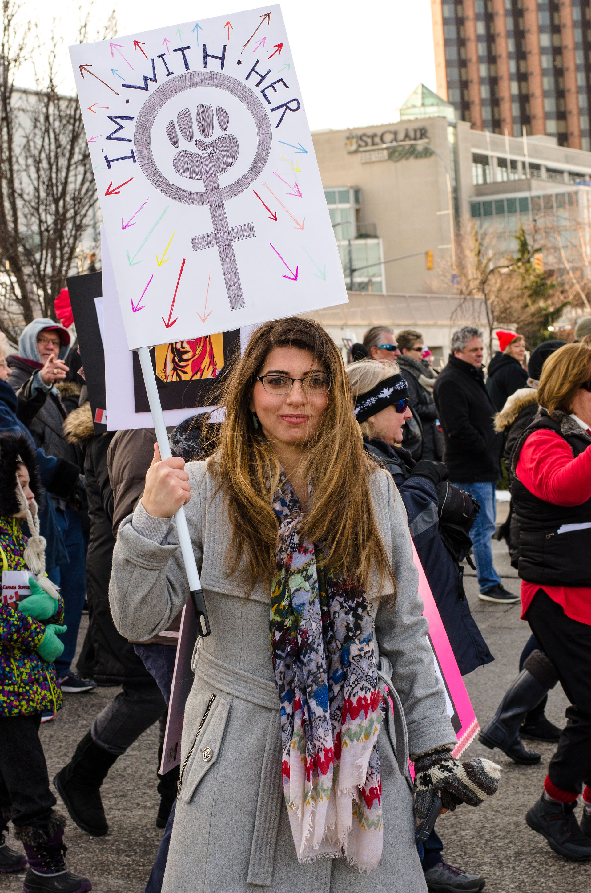 Lauren Hedges photography Windsor Women's March 2018
