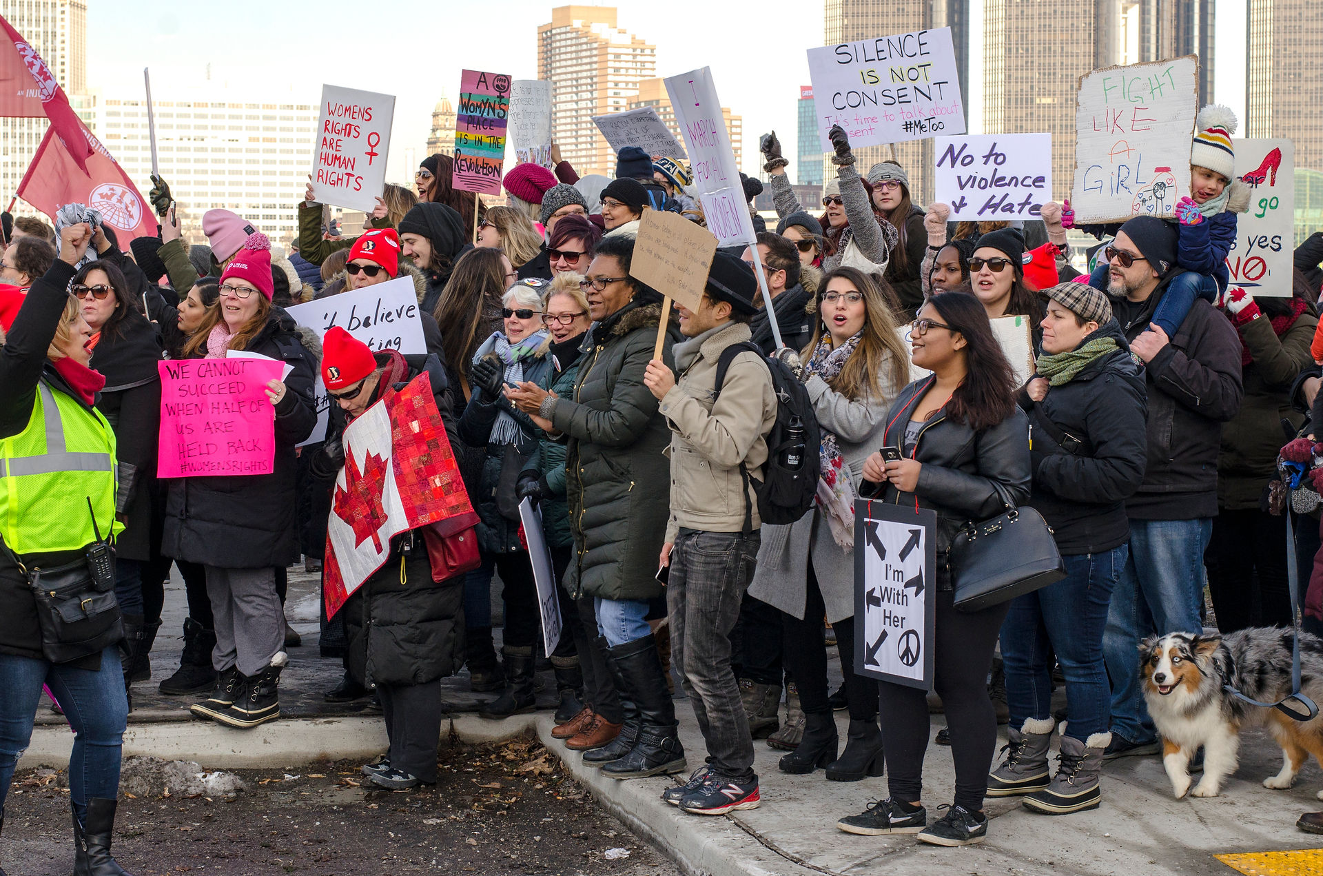 Lauren Hedges photography Windsor Women's March 2018