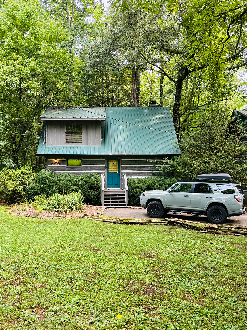 Our cabin at Dancing Bear Lodge in Townsend, TN