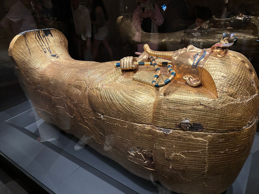 King Tut's sarcophagus