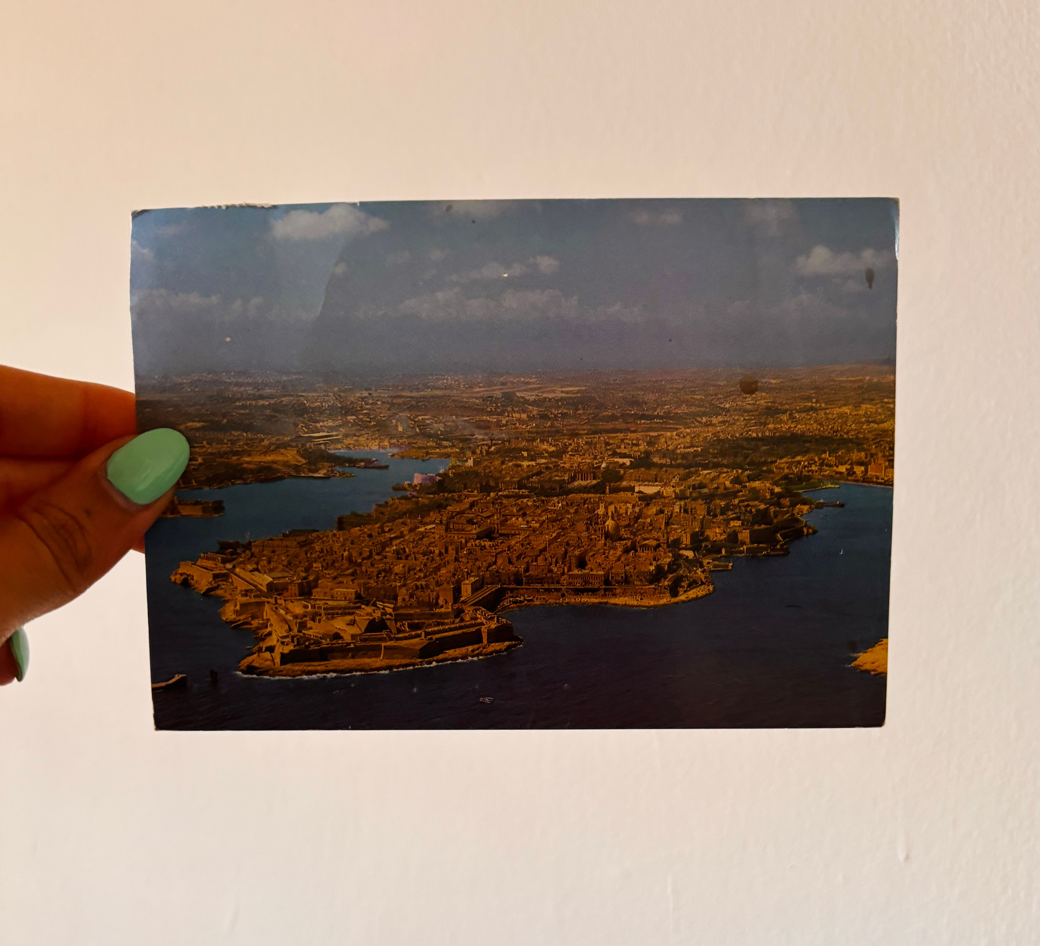 Vintage Collectible Postcard - Valletta, Malta