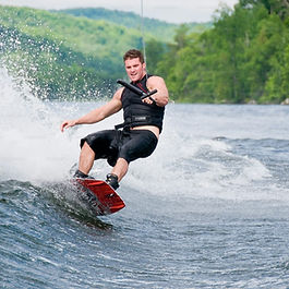 Wake Boarding in Nassau, Bahamas