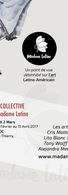 Affiche Madame Latina: Expo-Vente Collective, Lita Blanc parmi les artistes, galerie, Marseille.