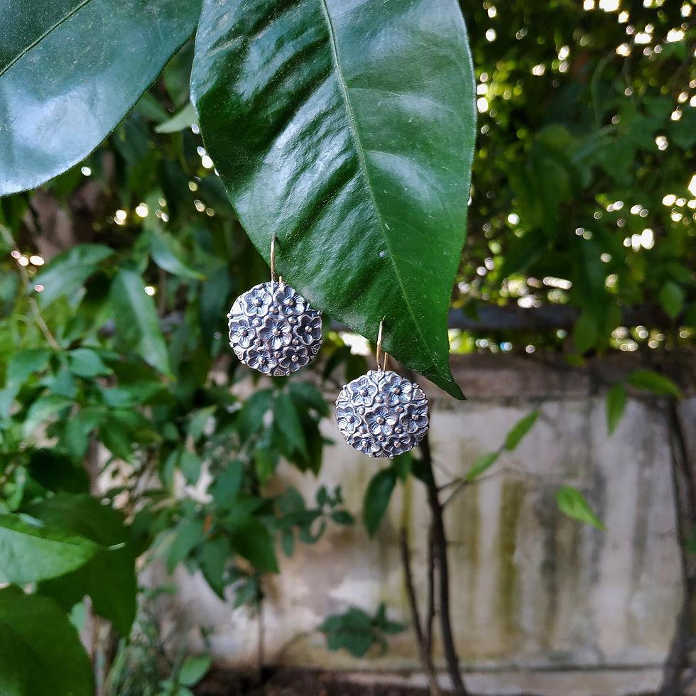 Thumbnail: Floral style earrings 003