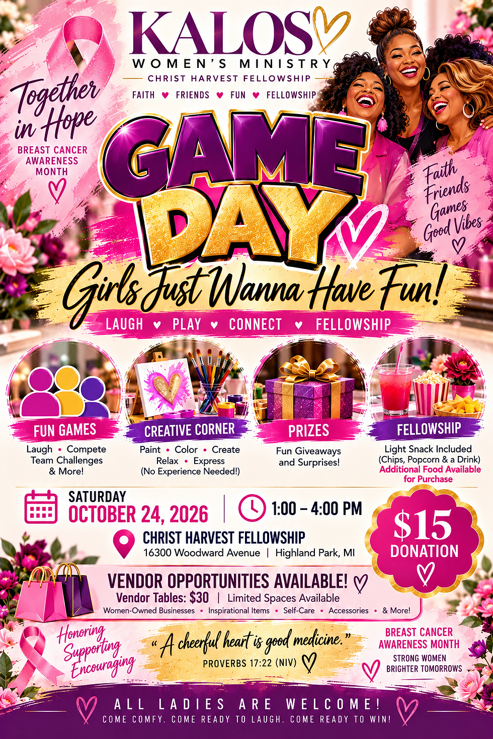 KALOS Women’s Game Day: Girls Just Wanna Have Fun!
