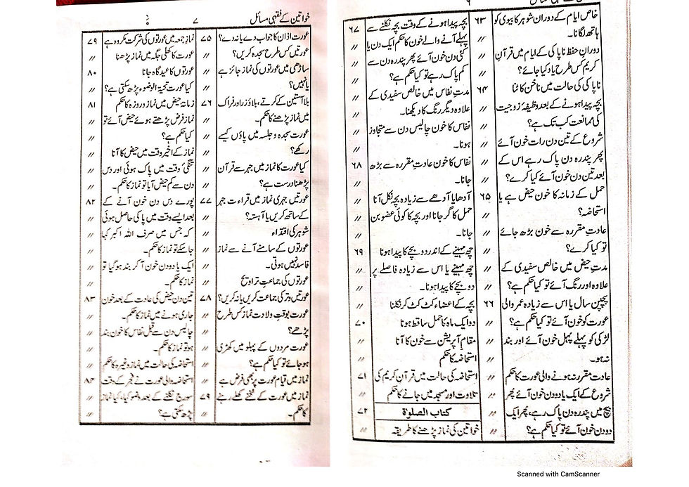 Thumbnail: Khwateen ke fiqhi masail خواتین کے فقہی مسائل